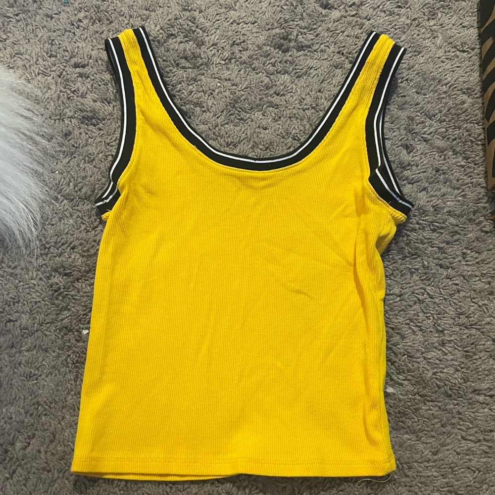 Yellow tank top